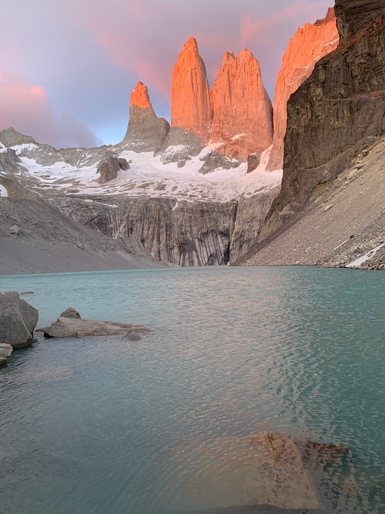 Sunrise at Las Torres on the W-Trek